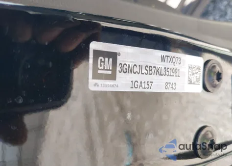 2019 Chevrolet Trax Lt from USA, damaged, VIN 3GNCJLSB7KL351981